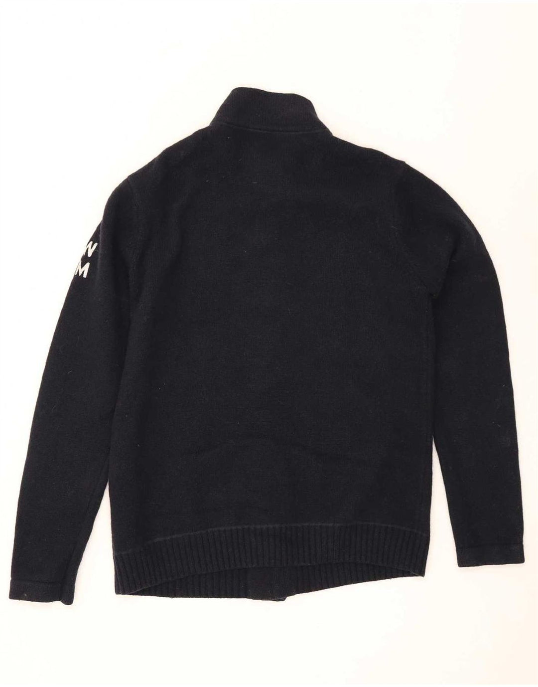 G-Star Herre grafisk cardigan sweater XL marineblå lammeuld