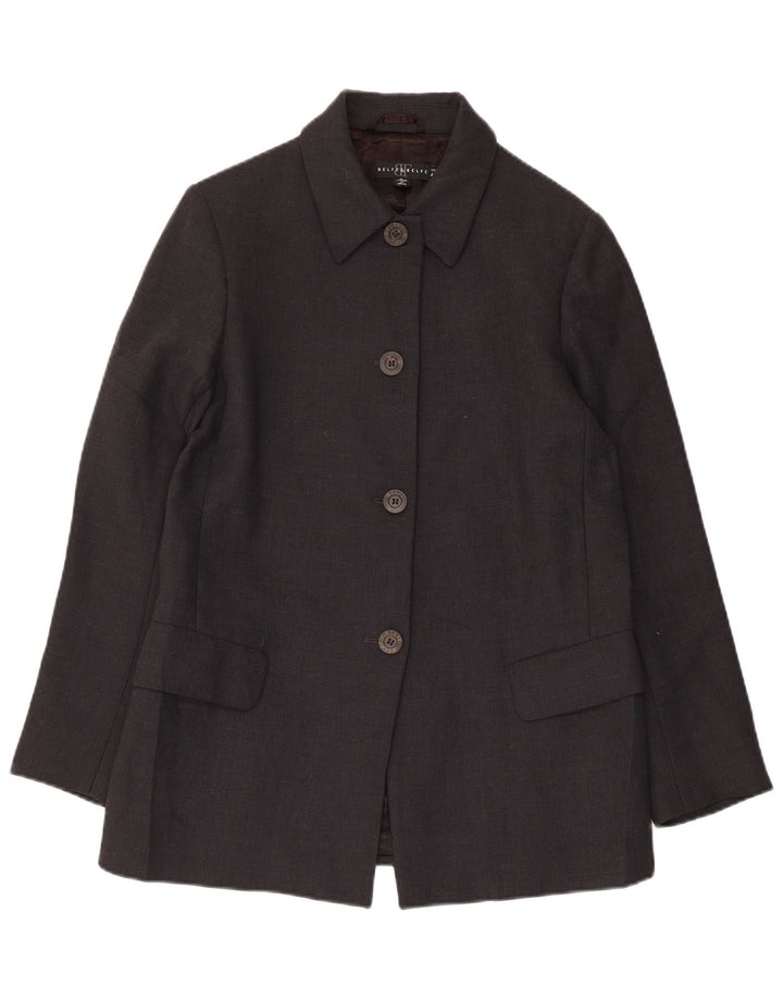 Belfe & Belfe Dame 4-knaps blazerjakke IT 40 Small Black Virgin Wool