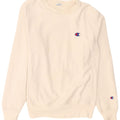 Champion Herre Reverse Weave Sweatshirt Jumper lille hvid bomuld