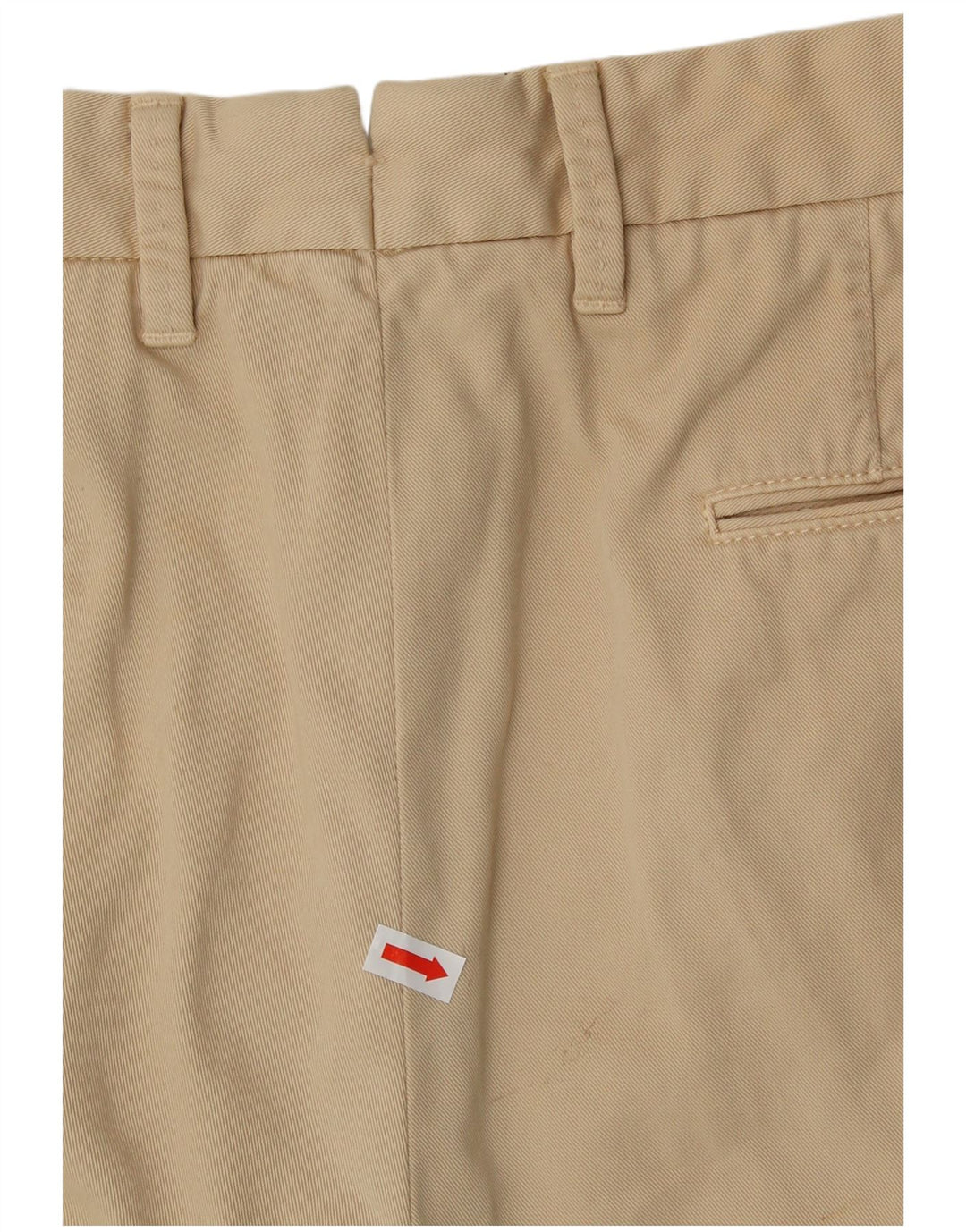 TWISTED TAILOR Herre Chino Shorts IT 46 Small W30 Beige Bomuld