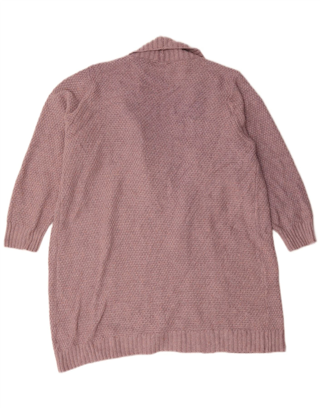 Autograph Womens Open Cardigan Sweater UK 18 XL Pink Polyester