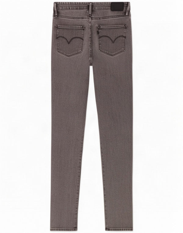 Levi's Womens 721 High Rise Skinny Jeans W32 L32 Grå Bomuld