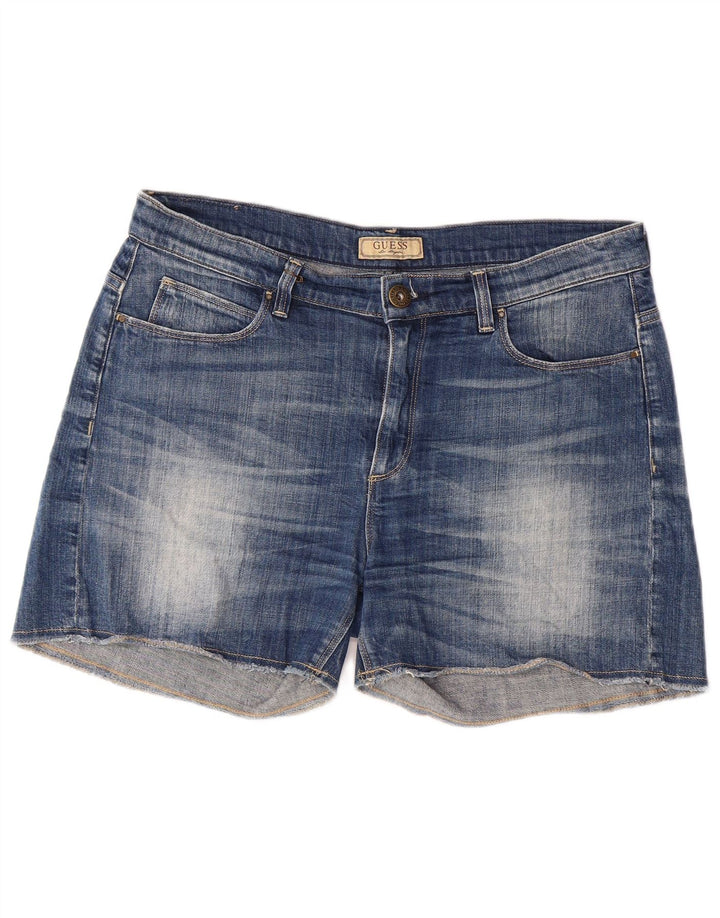 GUESS Womens Denim Shorts W29 Medium  Blue Cotton