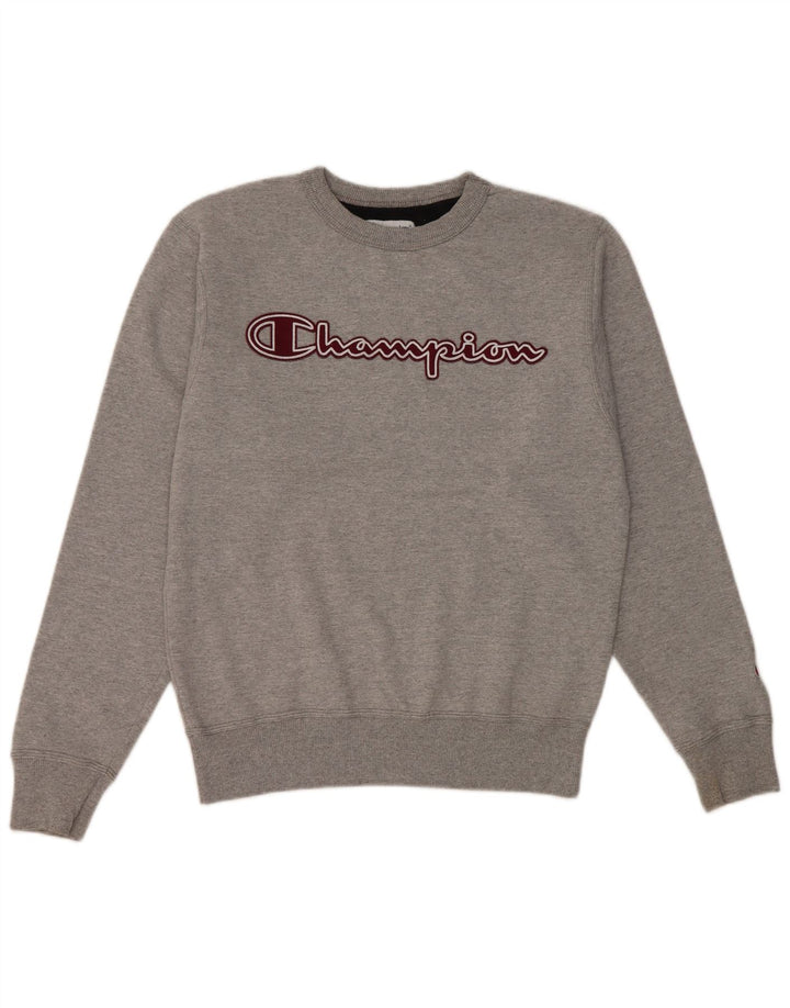 Champion Herre grafisk sweatshirt Jumper lille grå bomuld
