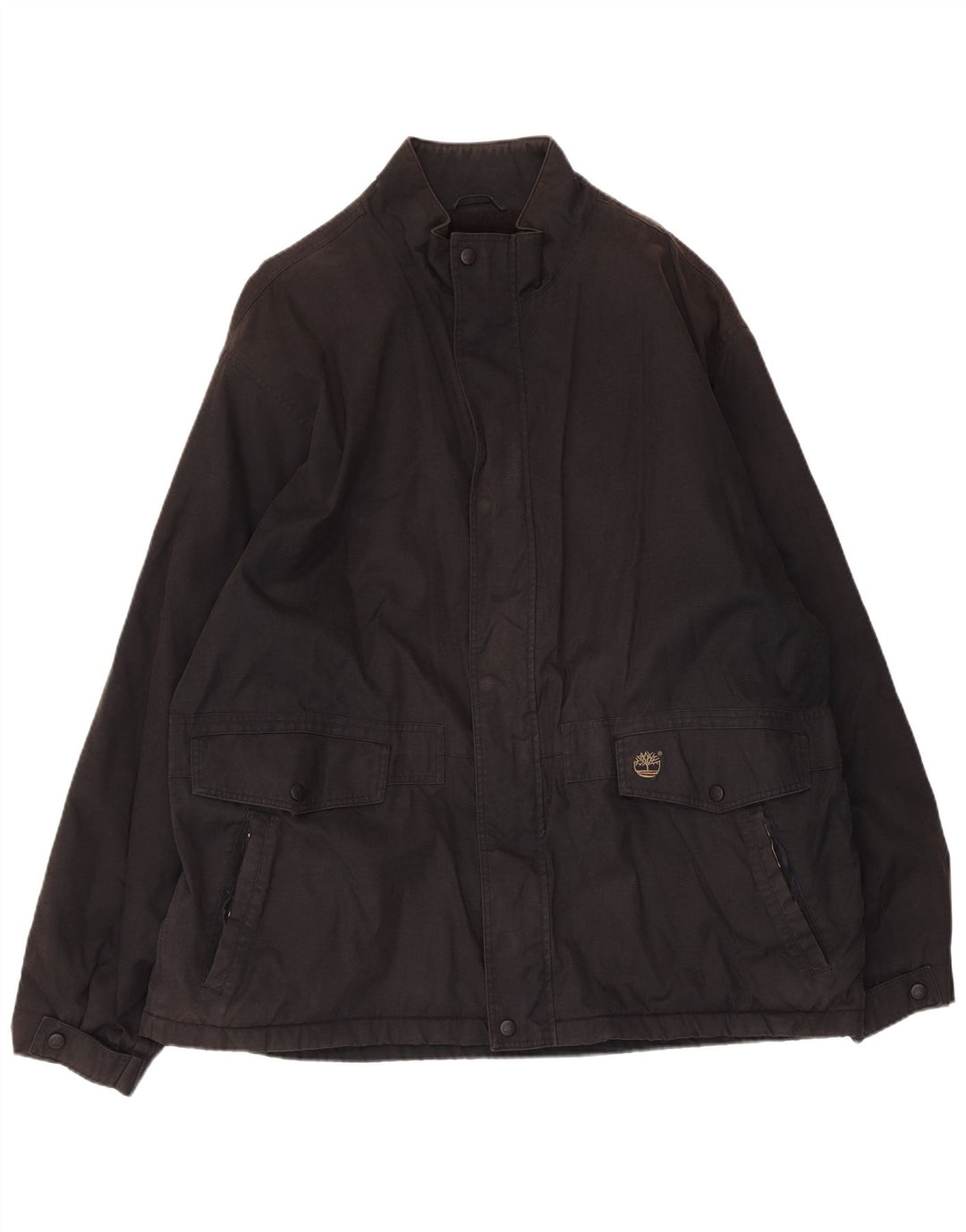 Timberland Herre Windbreaker Jacket UK 42 XL Sort Nylon
