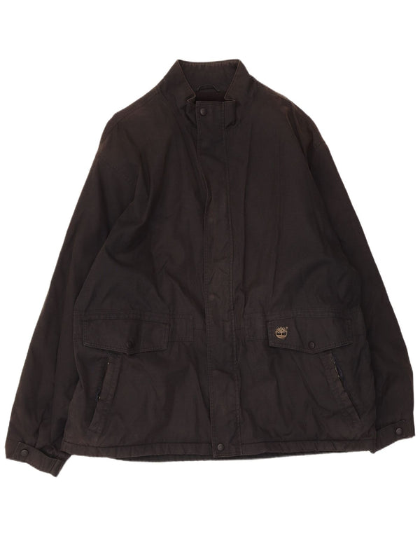 Timberland Herre Windbreaker Jacket UK 42 XL Sort Nylon