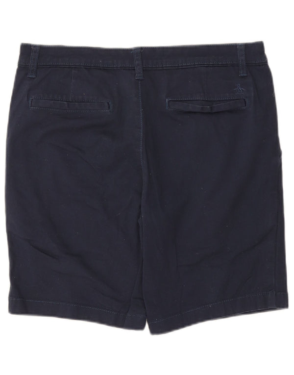 Penguin Herre Chino Shorts W36 Large Navy Blue Bomuld