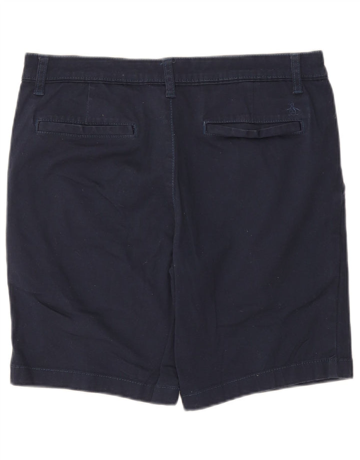 Penguin Herre Chino Shorts W36 Large Navy Blue Bomuld