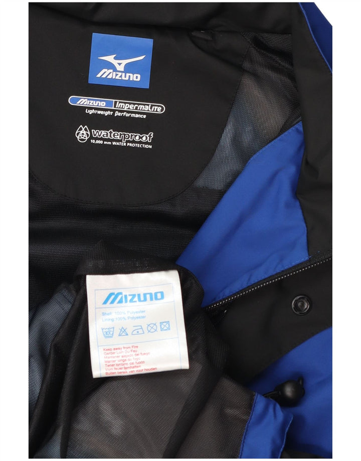 Mizuno Herre Racer Jacket UK 40 Large Blue Colourblock Polyester