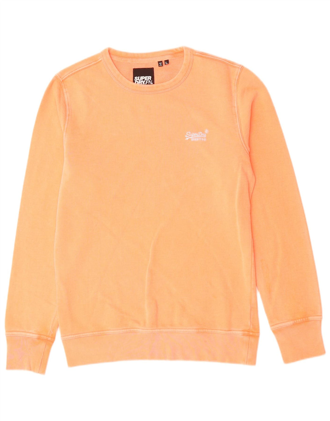 SUPERDRY Sweatshirt til mænd Stor Orange Bomuld