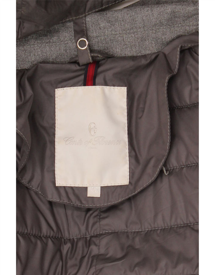 Conte of Florence Dame hætteblazer polstret jakke IT 42 Medium Grey