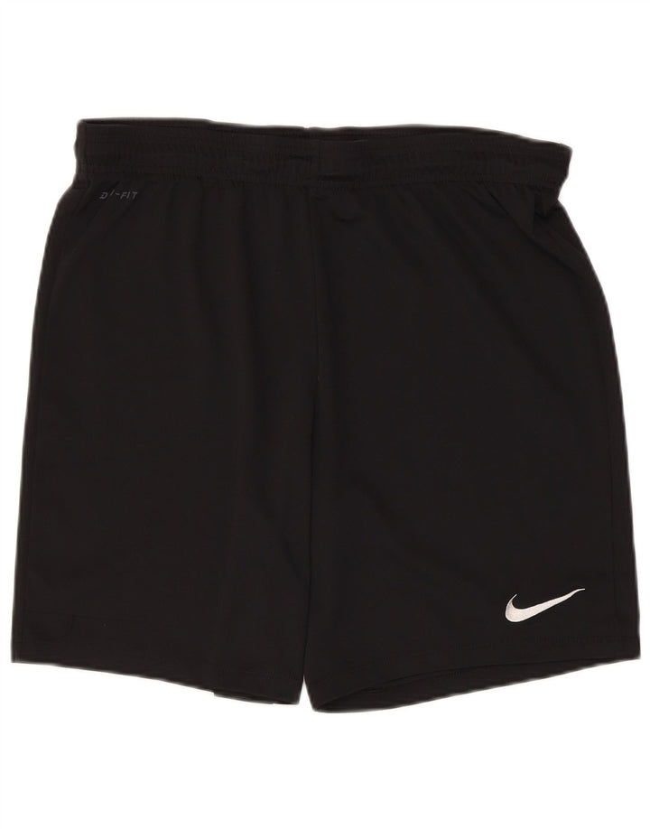 Nike Herre Dri Fit sportsshorts, store sorte polyester