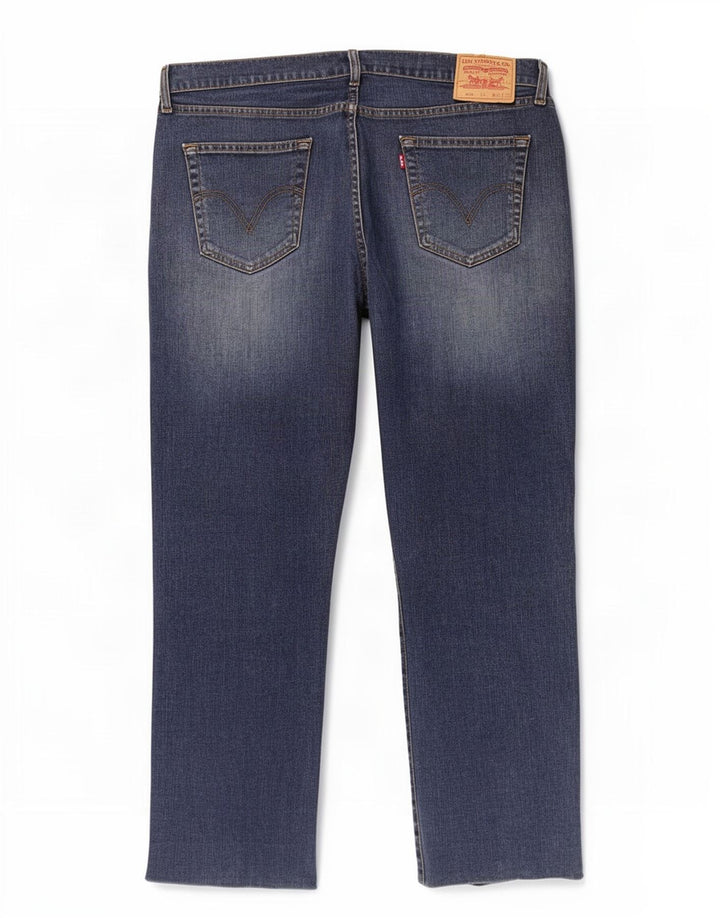 Levi's Herre 751 Straight Jeans W42 L28 Blå Bomuld