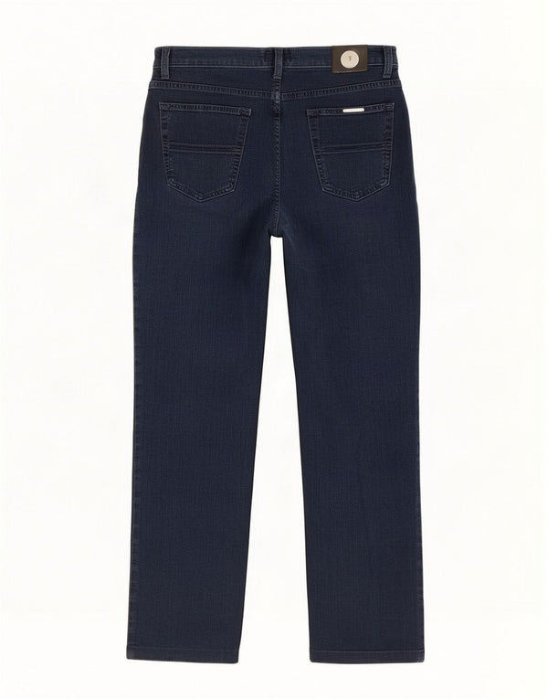 Trussardi lige jeans til kvinder W29 L26 marineblå bomuld