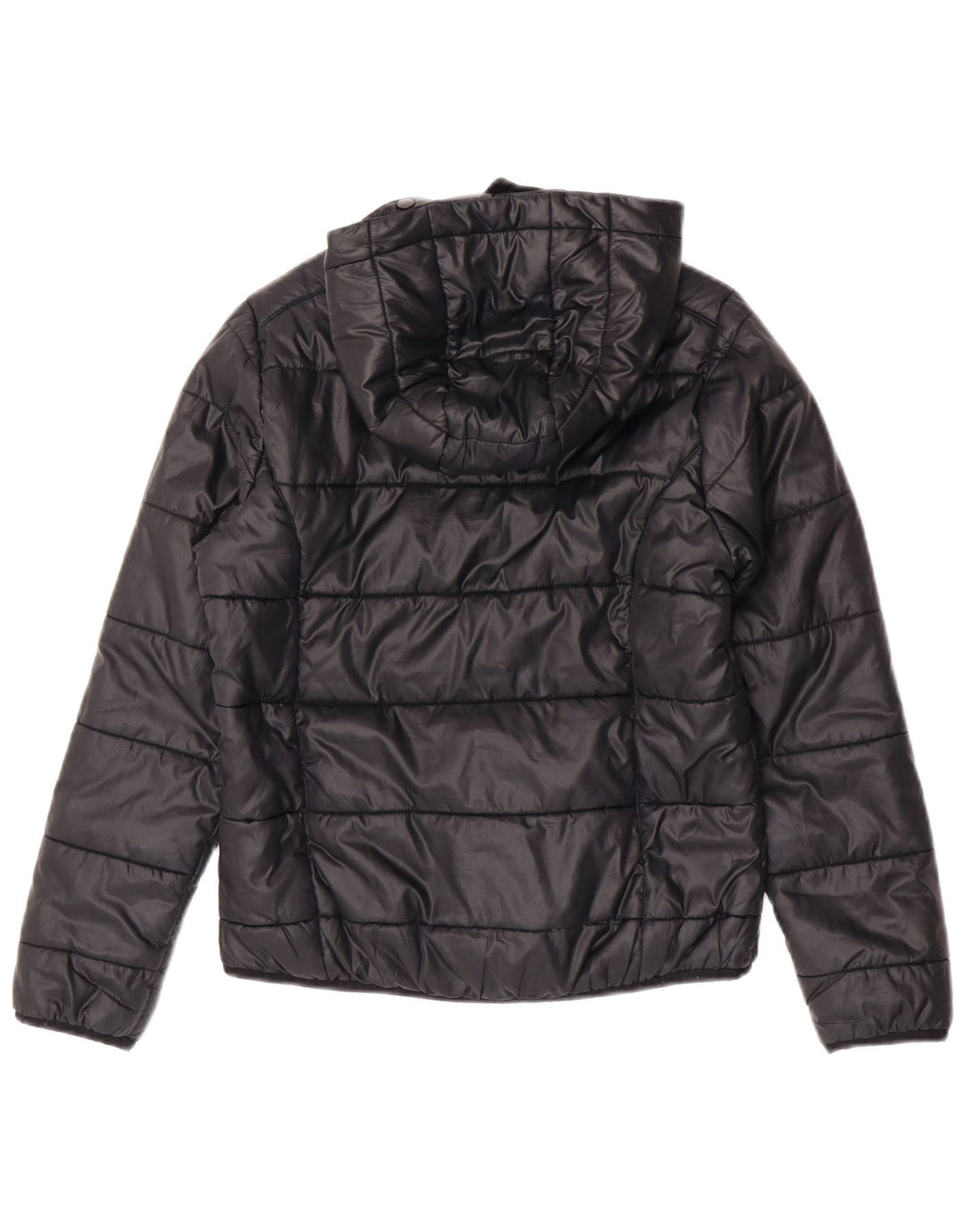 Adidas Piger Polstret Hættejakke 11-12 År Sort Polyester