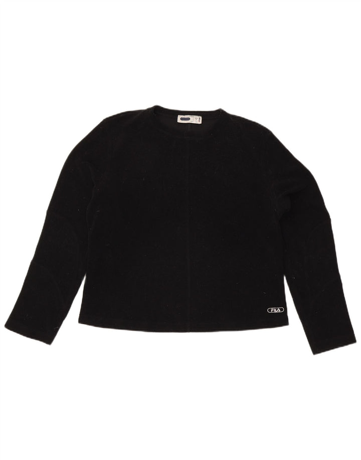 Fila Dame Top Langærmet UK 16 Large Sort