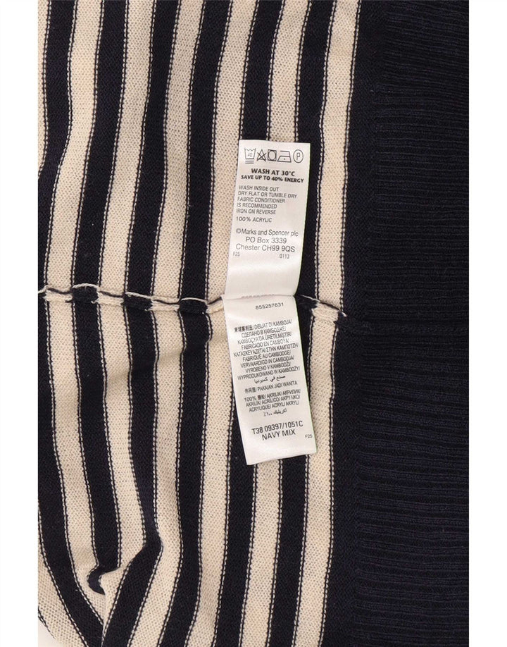 Marks & Spencer Dame sweater med rund hals DK 14 Stor marineblå