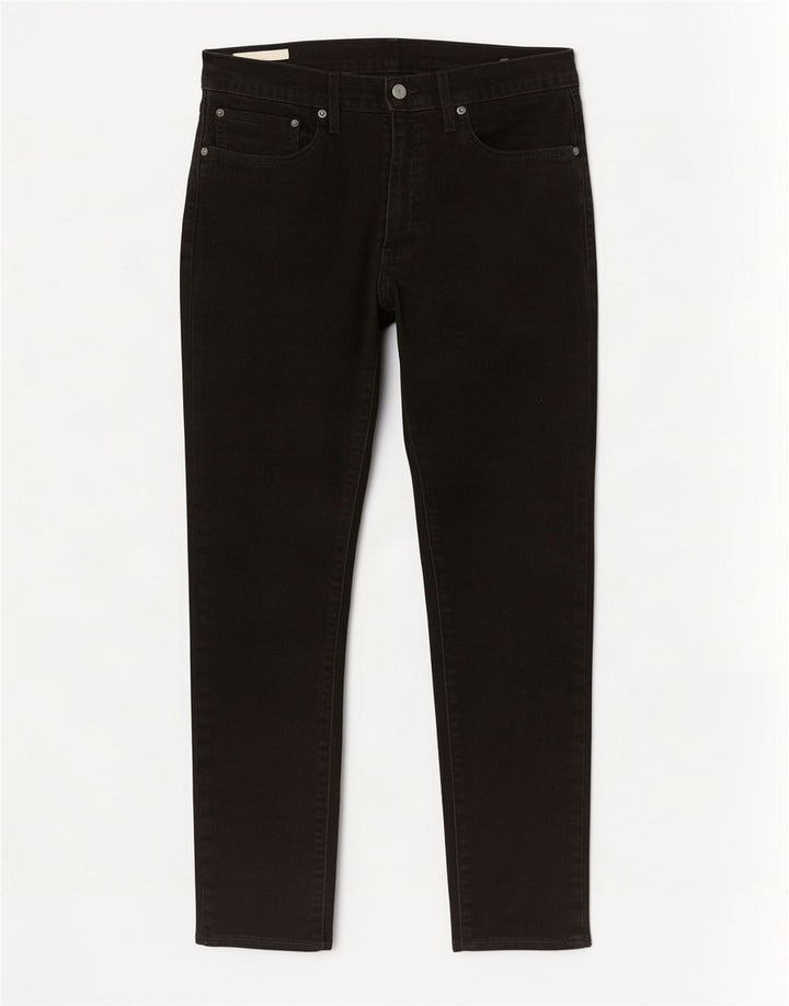 Levi's Slim Jeans til mænd W34 L30 sort bomuld