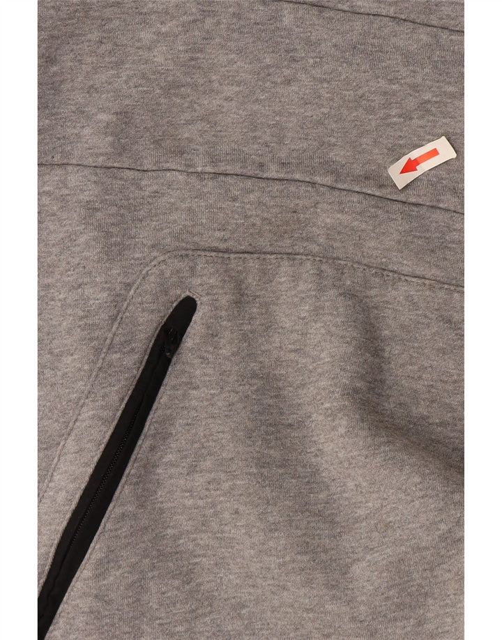 Adidas Sweatshirt-trøje til mænd, stor grå flækket bomuld