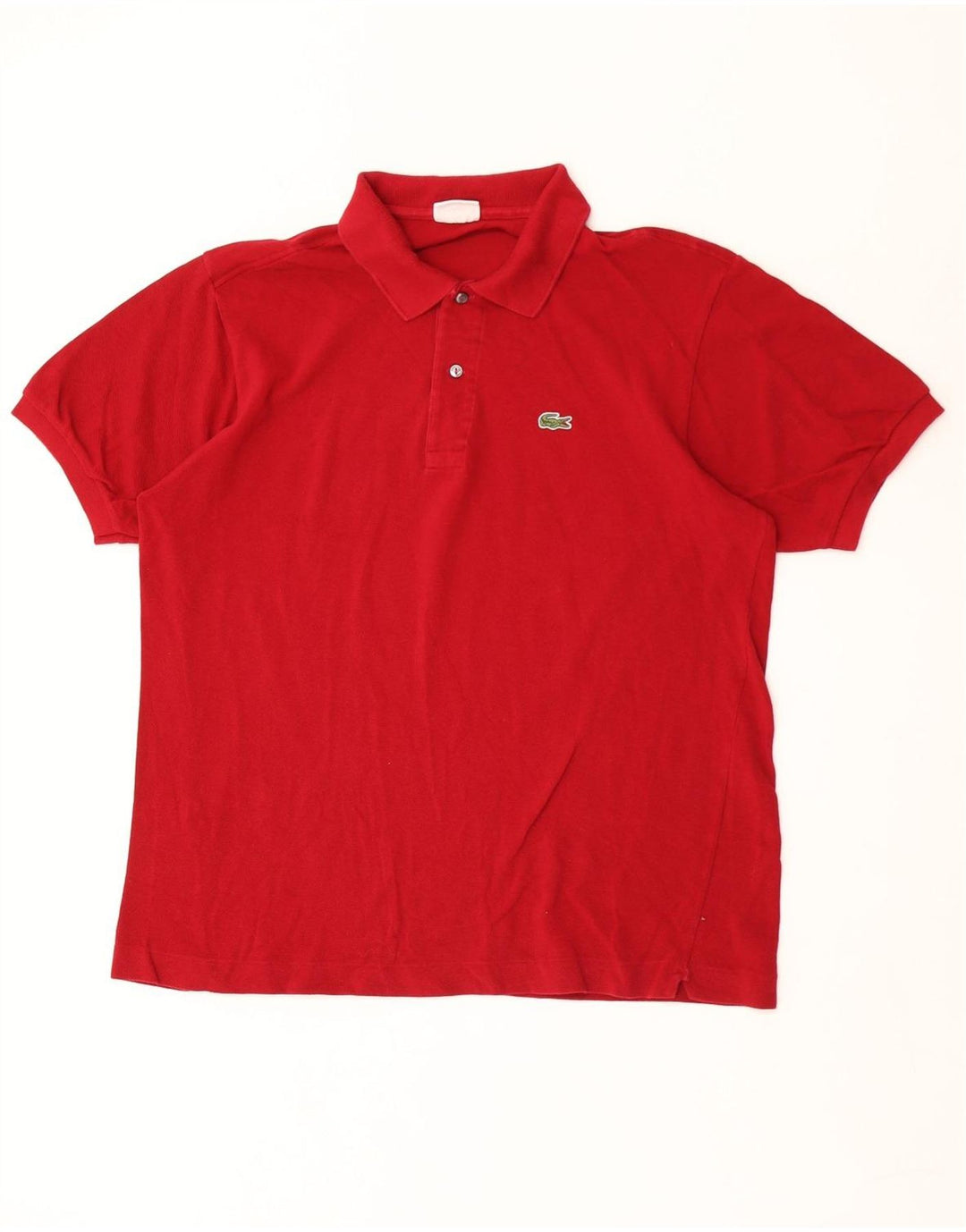 Lacoste herre poloskjorte str. 6 XL Rød bomuld