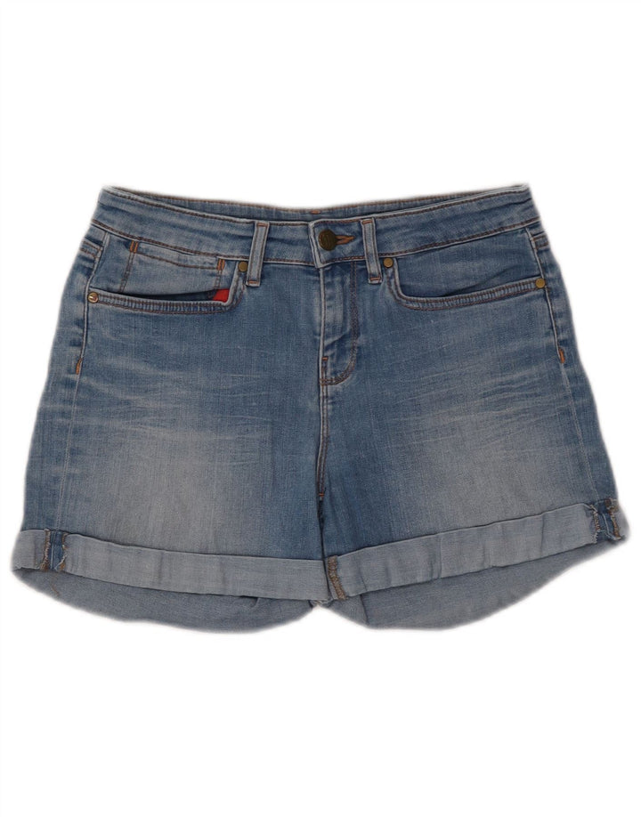 Tommy Hilfiger denimshorts til kvinder W28 Mellemblå bomuld