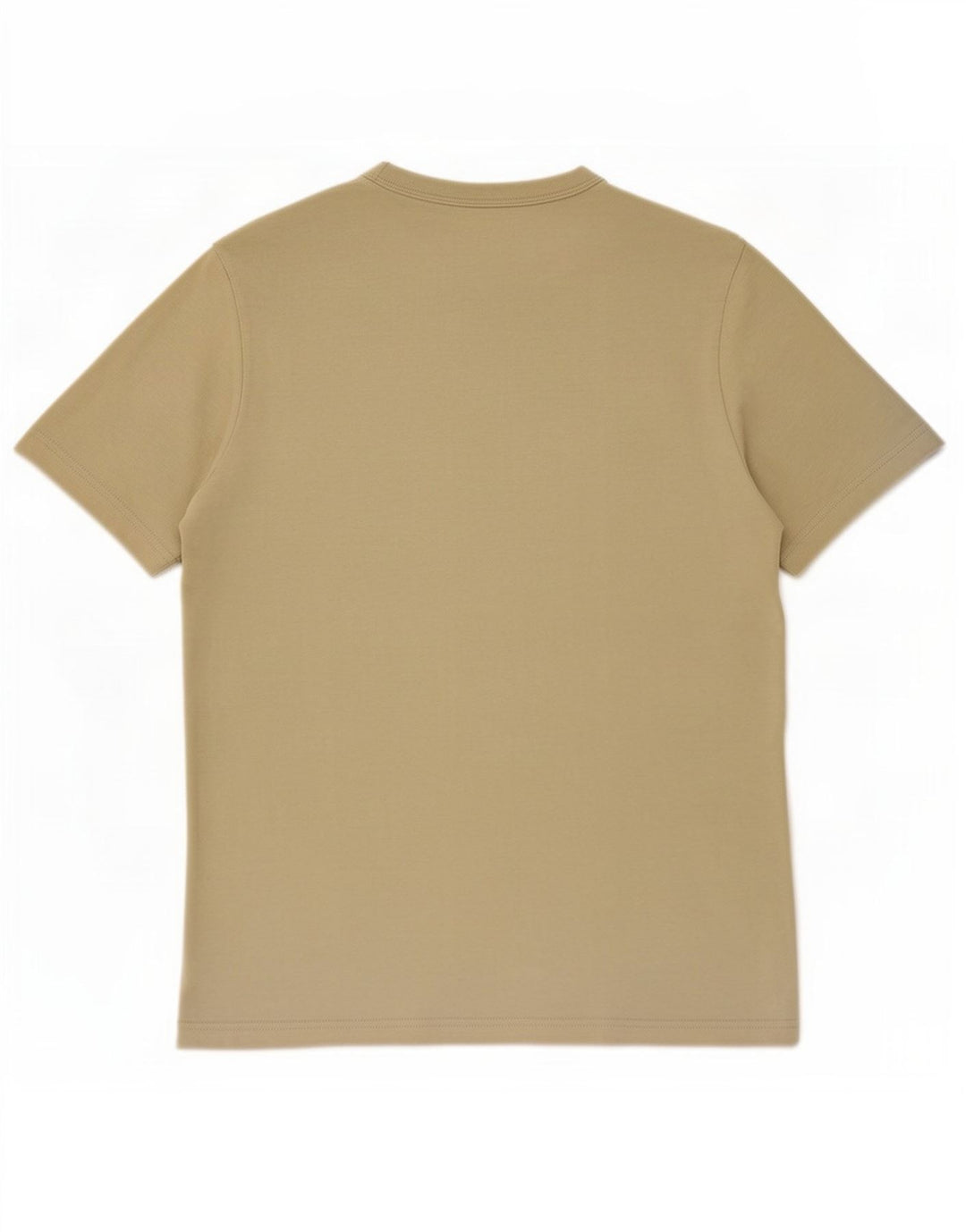 Zara Herre T-shirt Top Medium Beige Bomuld