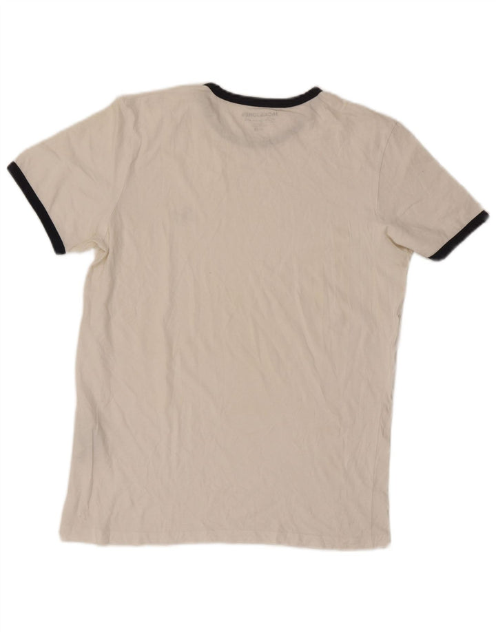Jack & Jones herre T-shirt top mellem hvid stribet bomuld