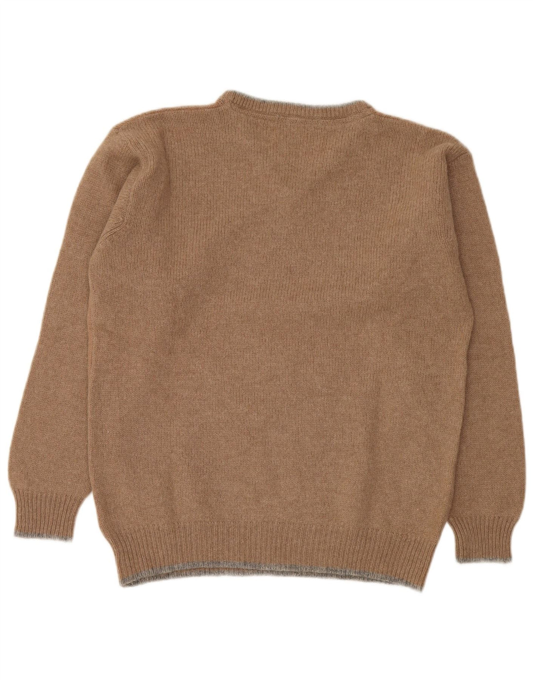 Invicta Herre V-hals sweater Medium Brun Virgin Wool