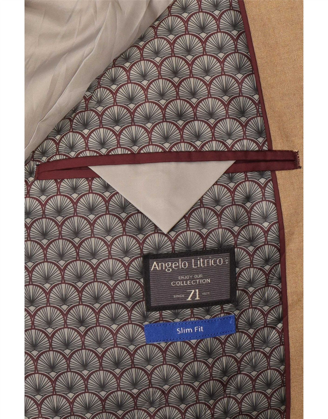 Angelo Litrico Herre By C&A Blazerjakke med 2 knap EU 52 Stor Brun