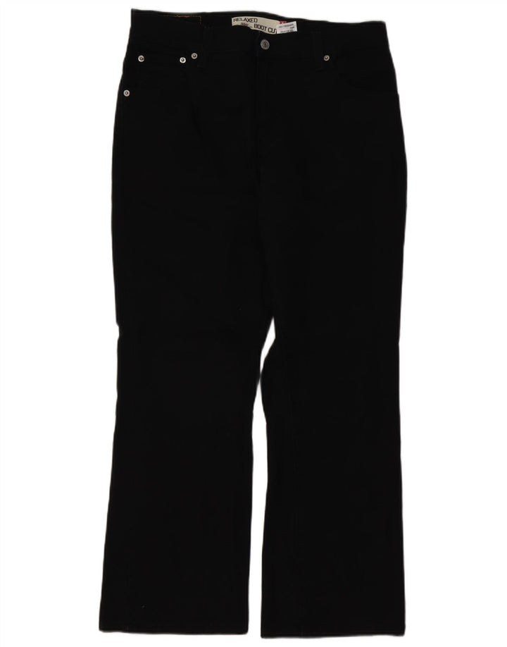 LEVI'S Womens 550 Relaxed Fit Bootcut Jeans US 12 Large W34 L29 Black