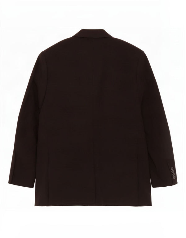 Zara Dame Oversized Double Breasted Blazer Jacket UK 10 Small Black