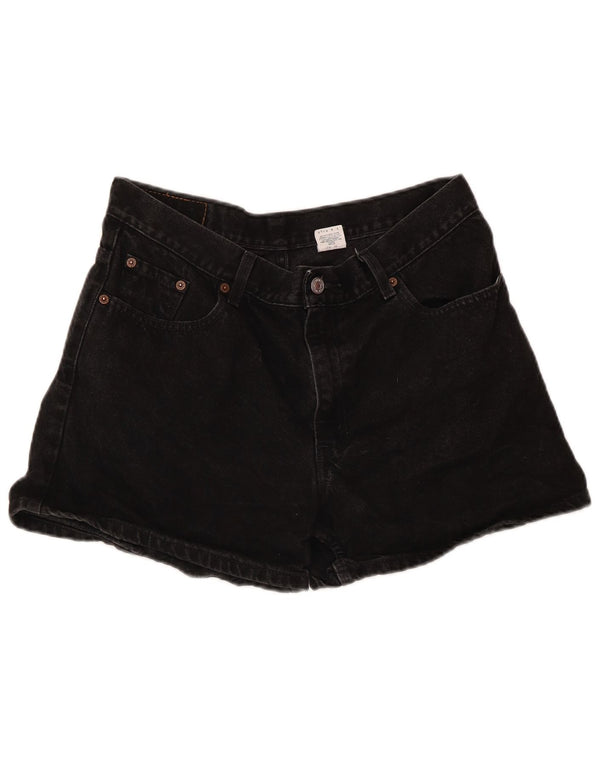 Levi's Womens High Rise denimshorts Størrelse 13 Large Black Bomuld
