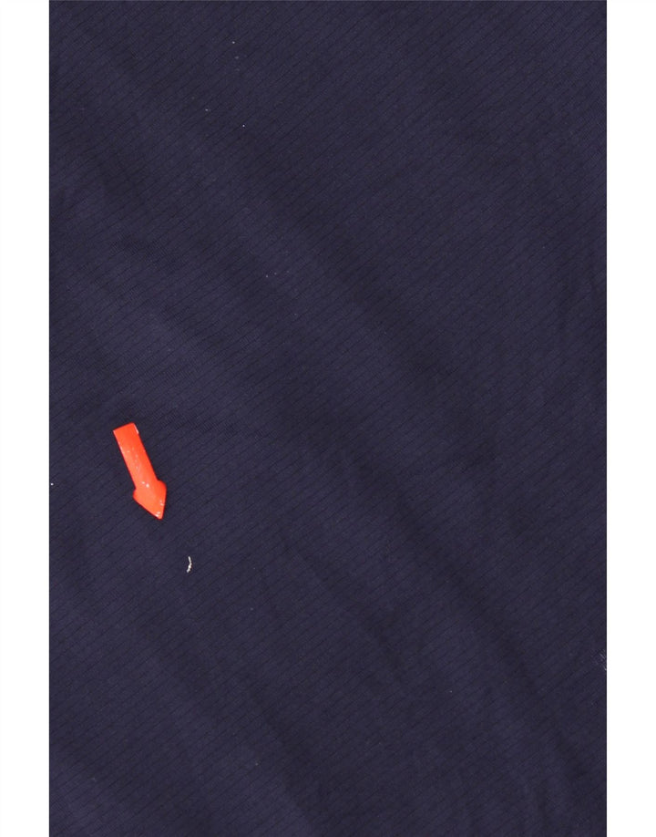 Asics Herre Grafisk T-Shirt Top Stor Marineblå Polyester