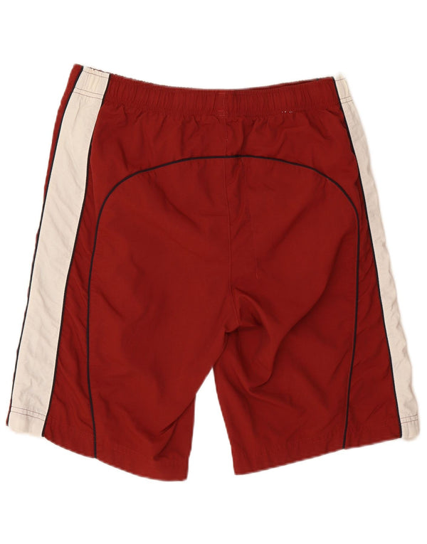 Champion Herre sportsshorts Medium Burgundy Colourblock Polyamid