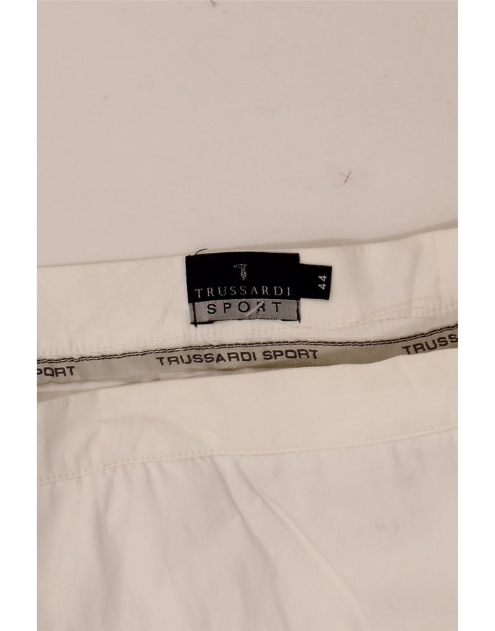 TRUSSARDI A-line nederdel til kvinder IT 44 Medium W30 Hvid
