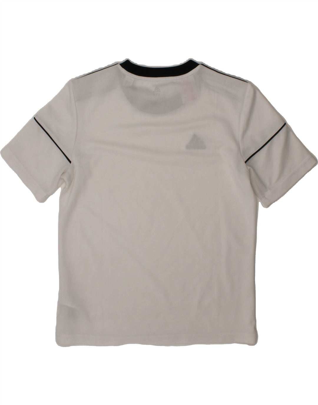 ADIDAS Boys Climalite Graphic T-Shirt Top 11-12 Years Medium  White Vintage Adidas and Second-Hand Adidas from Messina Hembry 