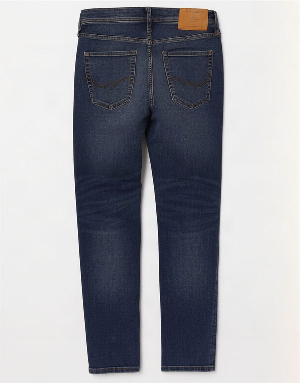 Jack & Jones Herre Liam Skinny Jeans W31 L30 Marineblå Bomuld