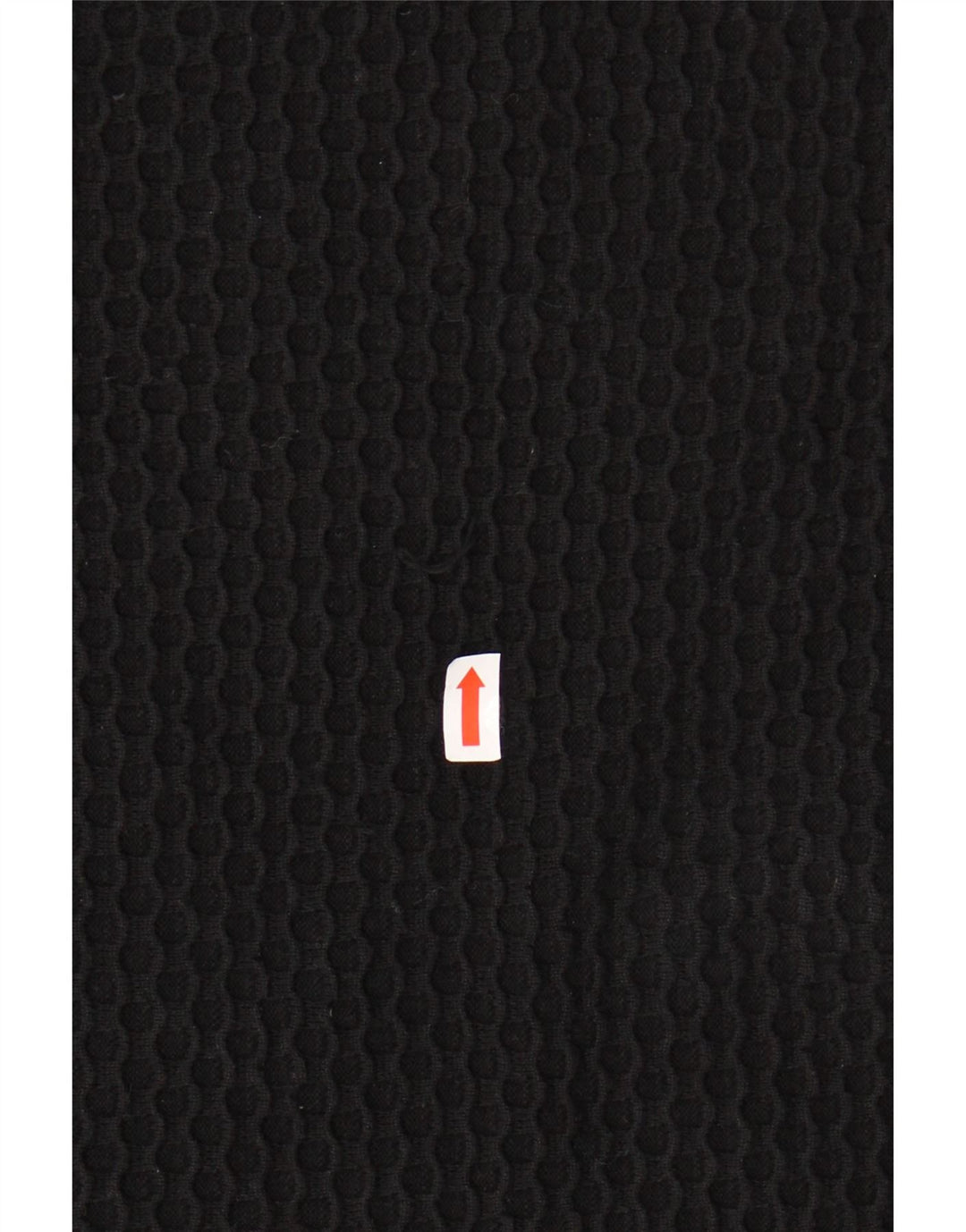 COS Dame Top 3/4 ærmer UK 14 Medium Sort Bomuld