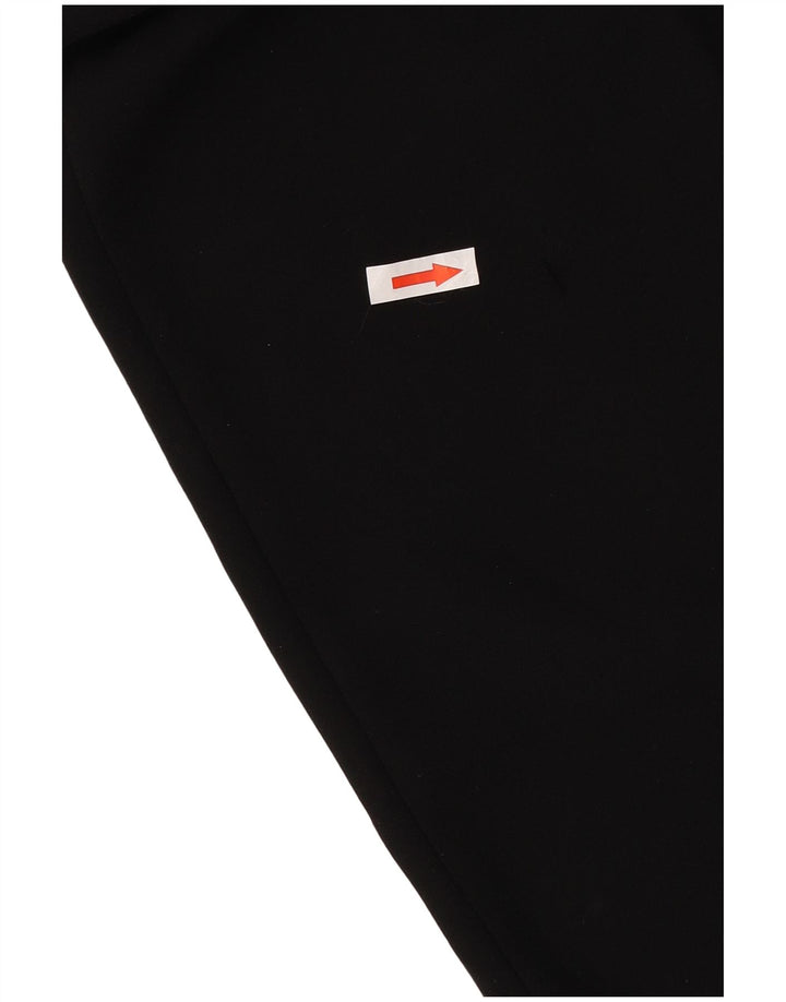 Zara Womens Cropped Trousers Large W30 L25 Black Polyester