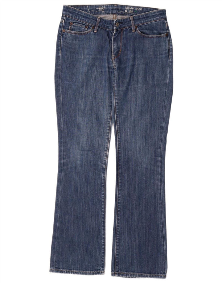 Levi's Dame Skinny Bootcut Jeans US 8 Medium W29 L32 Blå