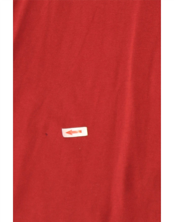 Vans Herre Classic Fit T-Shirt Top XL Rød Bomuld