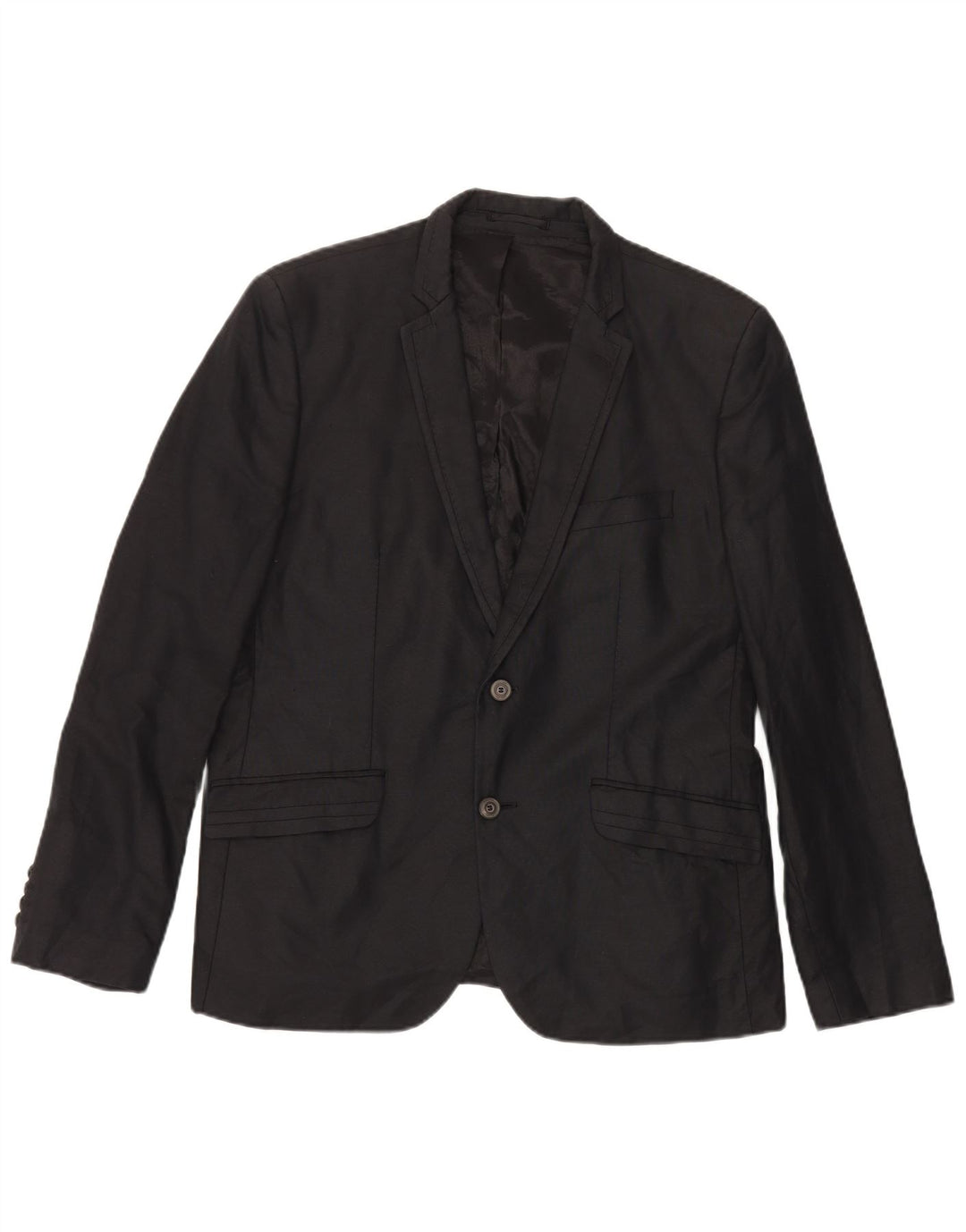 Zara Herre 2-knaps blazerjakke EU 54 XL Sort