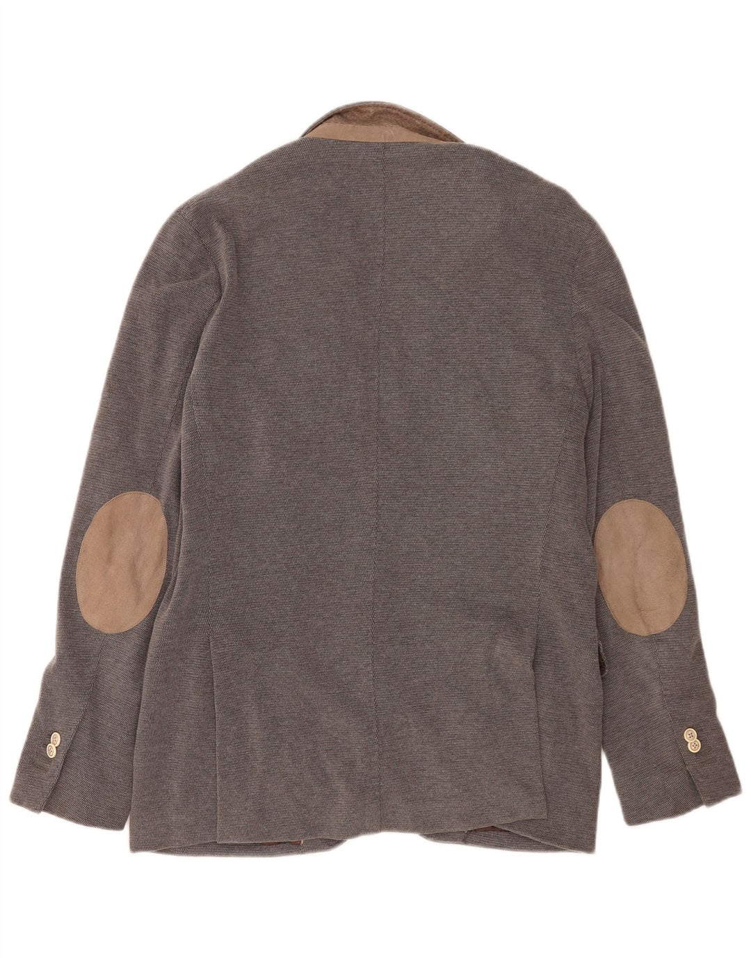 Massimo Dutti Herre 2-knaps blazerjakke EU 52 Stor Grå Bomuld