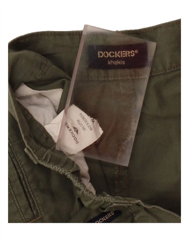 DOCKERS Mens Chino Shorts W45 2XL Khaki Cotton Vintage Dockers and Second-Hand Dockers from Messina Hembry 