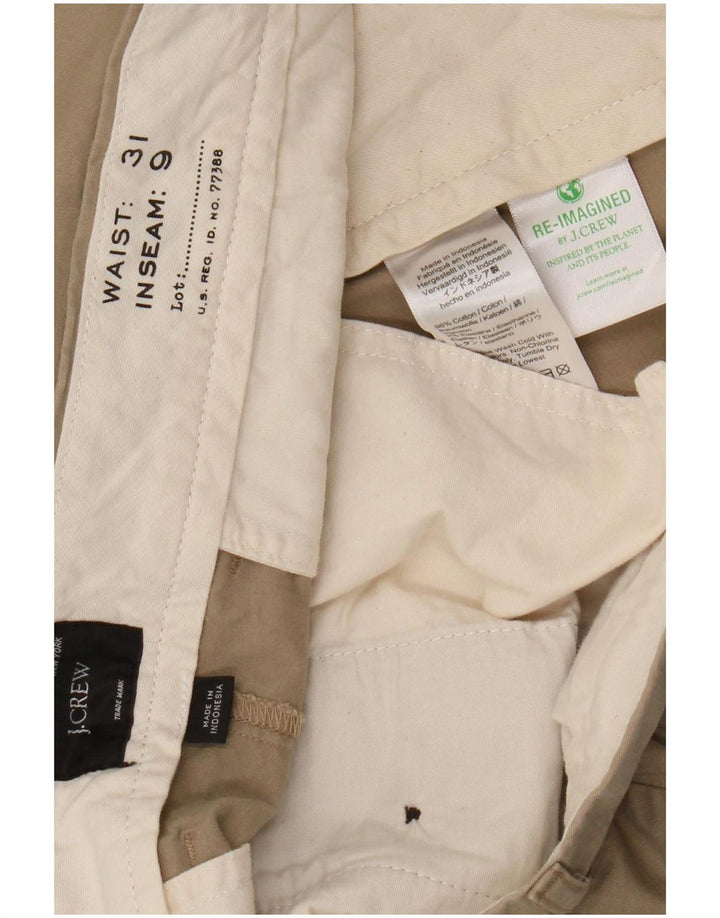 J. Crew Chino Shorts til mænd W31 Medium Beige Bomuld