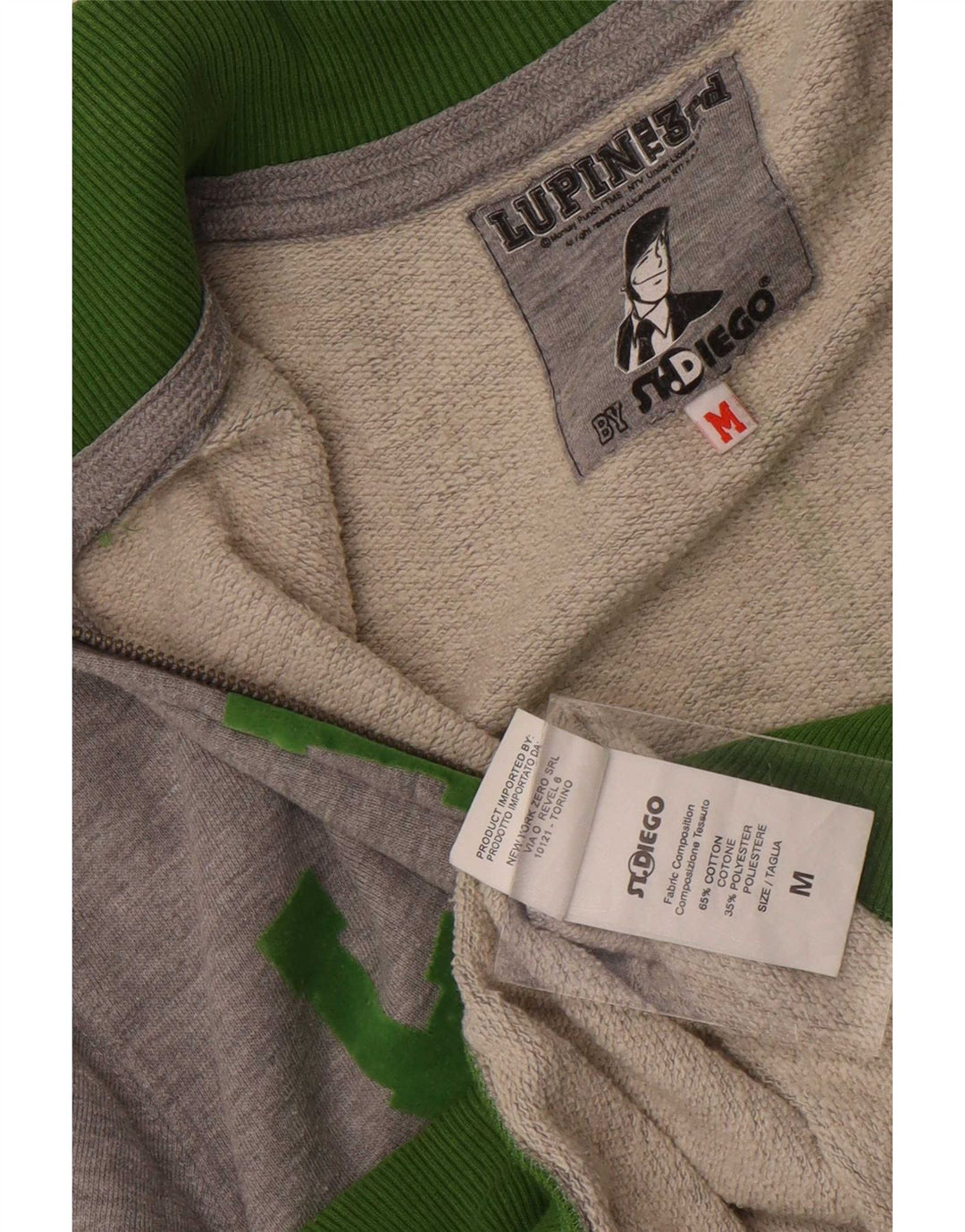 ST. Diego Herre Lupin 1905 Træningsdragt Topjakke Medium Grey Colourblock