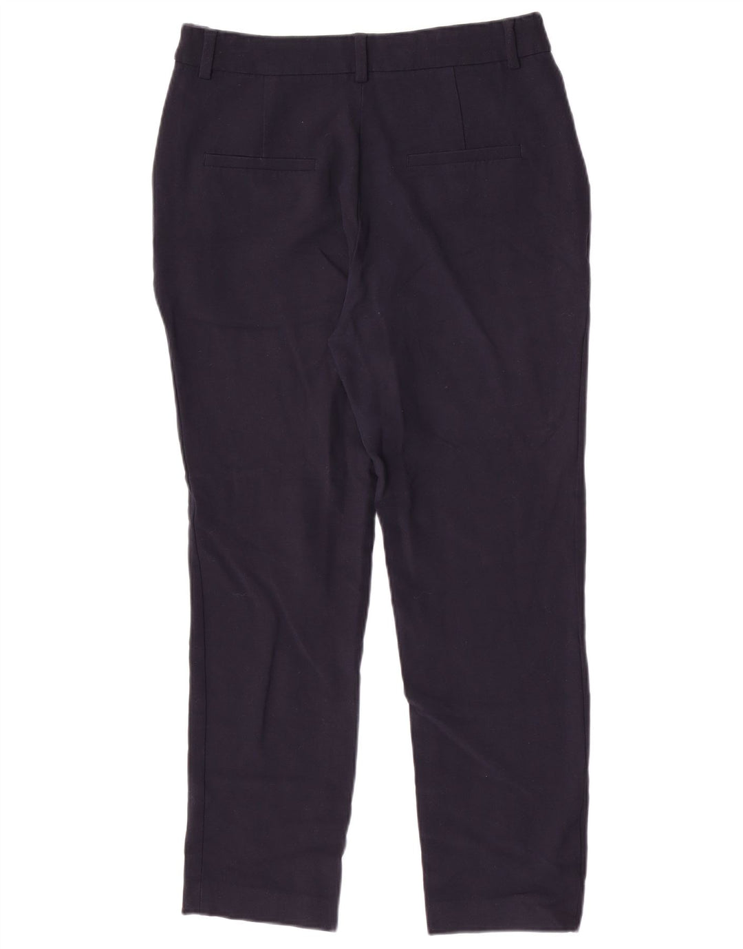Massimo Dutti Dame Slim Suit Bukser EU 40 Medium W30 L27 Marineblå Uld