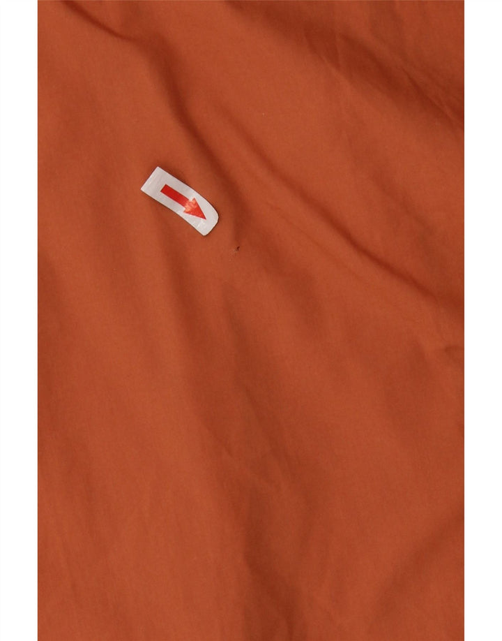Vintage regnfrakke til kvinder UK 18 XL orange polyester