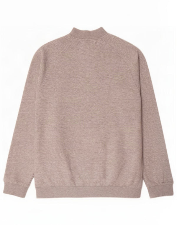 Puma Sweatshirt med lynlås til mænd mellem grå bomuld