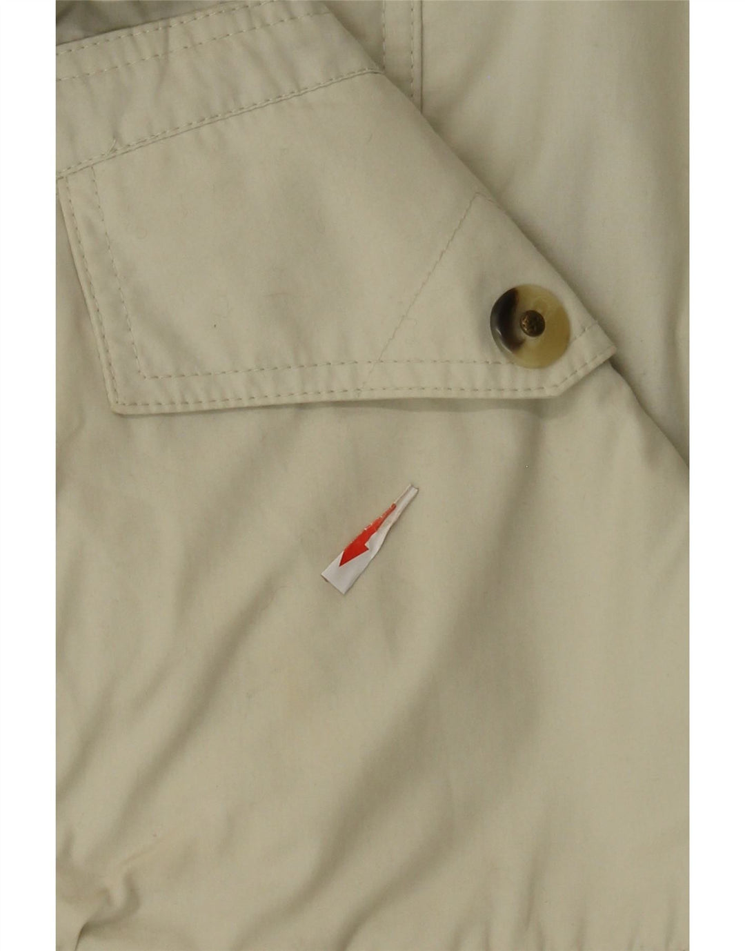 Sympatex Herre Windbreaker Jacket UK 42 XL Grå Polyester